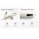 Compact external power bank with 67W fast charging and an integrated USB-C cable, 10000 mAh Power Bank Ice Blue BHR08NZGL Xiaomi