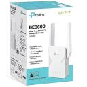 TP-LINK BE3600 kahetasandiline Wi-Fi 7 signaali tugevdamine | RE225BE | 802.11ax | 2882/688 Mbit/s | Ethernet LAN (RJ-45) pordid 1 | MU-MIMO Ei | ilma PoE | Antennit&uuml;&uuml;p V&auml;line