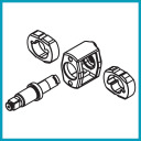 Puscollas Twin Turbo triecienatslēga, 550 Nm, 85 x 64 x 227 mm, 9012ATT