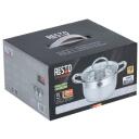 Resto Keta 92102 1.9L, Skersmuo 16 cm, Nerūdijantis plienas, Apvalios formos, 2 rankenos, Matavimo skalė, Indukcinis dugnas