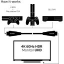 Club3D HDMI 2.0 кабель CAC-1310 3м 4K 60Hz 18Gbps Премиум Высокой скорости, Черный/Серебристый