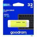 Goodram Pendrive UME2 32GB USB 2.0 UME2-0320Y0R11, 32GB, 20MB/s, 5MB/s, geltona, perforacija