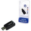 Logilink USB skaņas karte UA0053, 1xUSB A 2.0, 5.1 skaņas efekti, Plug and Play, LED indikators