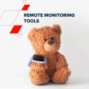 Kids smartwatch with E SIM 4G GPS WiFi connectivity video music playback games and English learning function ZEFIR KW-49 Roza Blue CANYON