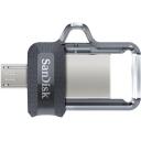 Sandisk Ultra Dual m3.0 USB m&auml;lupulk SDDD3-064G-G46, 64 GB, USB Type-A / Micro-USB, lugemiskiirus 150 MB/s, OTG &uuml;hilduv