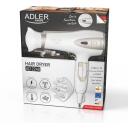 Adler matu fēns AD 2248wc, 2400W, 2 ātrumi, 3 temperatūras iestatījumi, difuzors, koncentratora uzgalis