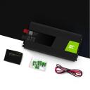 Green Cell Keitiklis INV22, 1500 W, 3000 W, 12 V, 230 V, juodas, grynas sinusoidinės bangos, USB prievadas, apsauga nuo perteklių