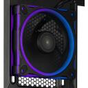 Asus Kaste PRIME AP201 TG, 2x120mm sānu ventilatori, 1x120mm aizmugures ventilators, 2x2.5" un 2x3.5" HDD