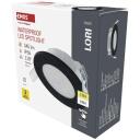 Emos LED prožektorius LORI ZV1164, 4,5 W, 345 lm, IP65, 110&deg;, 2700/4000 K, juodas, įmontuojamas