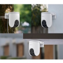 Ezviz H8C CS-H8c-3MP-4G Välistingimustes IP65 3MP 2K Nutikas 4G Pööratav 360° Kaamera MicroSD / Öönägemine Valge