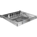 Lanberg rackmount serveri korpus ATX 420/10 19"/1U, SC01-4201-10B, 2 x USB 3.0, 4 x 40 mm ventilaatorit, 5 sisemisi sektsioone