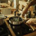 Funkcionālā forma Panna 260 mm, FISKARS, 1072314, nerūsējošais tērauds, keramikas pārklājums, 150 ºC cepeškrāsnī droša