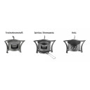 Kempinga plīts komplekts 'Titanium', viegla un izturīga, R562117, Origin Outdoors