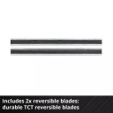 Bezvadu plānotājs TE-PL 18/82 Li - Solo, EINHELL 4345400, 2 mm grie&scaron;anas dziļums, ergonomisks rokturis, TCT asmens