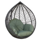 Spilvens šūpuļkrēslam DROPLET, zaļš P0071341