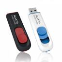 Adata USB m&auml;lupulk C008 AC008-64G-RKD, 64 GB, USB Type-A, must/punane, plastik, Plug and Play