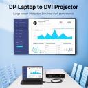 Vention Видео кабель DP на DVI 1м HAFBH, 5.2мм, черный, 1080p, 60Гц, 3D, Plug and Play, алюминиевая фольга, медь