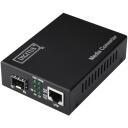 Digitus mediju pārveidotājs DN-82130, 10/100/1000 Mbps ports, SFP, 80 km, automātiskā kabelu noteik&scaron;ana