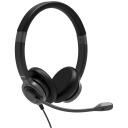 Port Connect austiņas PRO ON'R 300 912001, 32 &Omega;, 20-20k Hz, melna, trok&scaron;ņu slāpē&scaron;ana, stereo, vadu