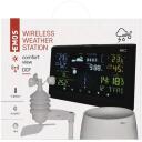 Emos belaidė meteorologinė stotis E6016, E6016, 4x1,5V AA, 3x1,5V AAA, 100m, 433MHz, spalvotas ekranas, žadintuvas