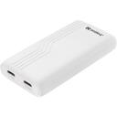 Sandberg Ceļojumu lādētājs 441-68, 2xUSB-C, 100-240V, 65W, 2 porti, Power Delivery, balta