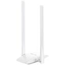 Mercusys traadita USB adapter MW300UH, 300Mbps, 2.4GHz, 2x5dBi antennid, USB 2.0, IEEE 802.11n