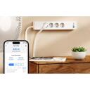 Meross MSP844SMA-EU, i&scaron;manusis greito įkrovimo ilgiklis, 16A 3680W, 4x AC lizdas, 2x USB-C, 2x USB-A, PD 30W, QC 3.0 18W