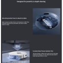 Ezviz Re4 Plus CS-RE4P-PWT2 Nutikas Kodu Tolmuimeja ja Märgpuhastuse Robot Konteinerdokiga Valge