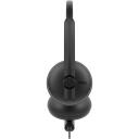Dell Austiņas WH125 520-BBLV, USB-A, melns, 20-20kHz, Boom mikrofons, Vadu savienojums