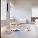 Робот-пылесос для сухой и влажной уборки с аккумулятором Li-Ion 5200 мА·ч, мощностью всасывания 5000 Па и пылесборником 3 л Белый V12 Midea