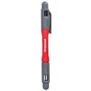 Draumet Mini Atsuktuvas CrV 4 viename 8901325, CrV plieniniai antgaliai, 1,6 mm plok&scaron;čias, PH000, 2,0 mm plok&scaron;čias, PH00