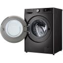 LG Skalbimo ma&scaron;ina su džiovintuvu F4DR711S2BA, 11 kg, 1400 aps./min, A/D, 6 kg, Wi-Fi, Ekranas, Juodas plienas