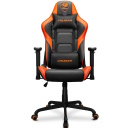 Игровое кресло с наклоняемой спинкой 160&deg; 2D регулируемыми подлокотниками PVC кожей и стальным каркасом Оранжевый CGR-ARMOR ELITE-O COUGAR