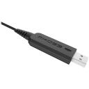 Koss K&otilde;rvaklapid CS200 USB 194390, 20-22000Hz, USB Type-A, k&otilde;rvapealne, mikrofon, must