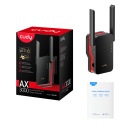 AX3000 WiFi 6 Mesh Repeater Dubultā josla Gigabit ports WPS WPA3 signāla gaisma melns Cudy RE3000