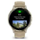 Garmin смарт-часы 010-02785-55, 3.05 см, 390 x 390 пикселей, 10 дней, золотой, GPS, Bluetooth, водонепроницаемый