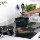 Salter Katls BW12270EU7, 24cm, 4L, alumīnijs, zils, ar vāku, trauku mazgājamā ma&scaron;īnā mazgājams, saderīgs ar visām plītīm