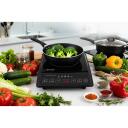 Esperanza EKH011 Indukcijas plīts, 230 V, 2000 W, 25x25 cm, 8 temperatūras līmeņi, LCD displejs