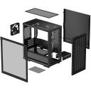 Deepcool Корпус CH370 R-CH370-BKNAM1-G-1, 2x USB 3.0, 1x аудио, 2.5" - 2+1, 3.5" - 2, 4 слота расширения, черный, боковое окно