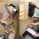 Puidust suitsuahjus 200 L elektrilise külma ja kuuma suitsugeneraatoriga dragON Jet 1 ja digitaalse juhtimisega 81×63×163 cm 330339 Browin