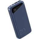 Navitel Power Bank PWR20 MX Blue, 20000mAh, 3.7V, 74Wh, 2 USB-A porti, kahepoolsed USB-C port