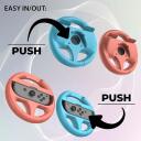 Subsonic Stūre SA5718, 2 stūres, bezvadu, oranžs, zils, melns, Nintendo Switch, Switch 2, 2 pogas