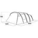 Easy Camp Палатка для семьи Hamra 5 120495, 500см, 320см, 195см, 5 мест, 1 вход, 1 тамбур, 3000мм дождевик