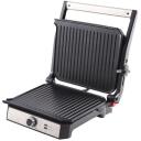 Eldom GK200 GRILO kontaktinis grilis, 2000 W, 230 &deg;C, 1 zona, nerūdijantis plienas, LED ekranas, reguliuojamas termostatas