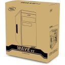 Deepcool Корпус компьютера WAVE V2 DP-MATX-DPWAVE2, 1&times;USB3.0, 2&times;USB2.0, 1&times;Аудио, 1&times;Микрофон, 4 слота расширения