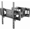 Gembird seina kinnitamine WM-55ST-04, 32-55 tolli telerid, VESA 400 x 400 mm, 35 kg, 120&deg; p&ouml;&ouml;ramine, 20&deg; kallutus, must