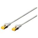 Digitus ielāpu kabelis DK-1644-A-070, 7 m, pelēks, 2x RJ45, aizsargāts, zābaki ar locī&scaron;anas aizsardzību