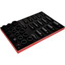 Kstools 811.1033 l&ouml;&ouml;kt&ouml;&ouml;ri komplekt, 33 tk, 19mm, 21mm, 22mm, 23mm, 24mm, 27mm, 28mm, 30mm, 32mm, 33mm, 34mm, 36mm, 38mm, 41mm