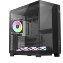 Gamemax Korpus NEX C53 BK, 1 x 3.5", 1+1 x 2.5", 7, ATX/BTF, 2 x USB 3.0, 1 x USB-C, 1 x k&otilde;rvaklapid