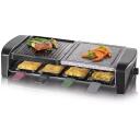 Severin Grill RG 9645, 1400 W, must, 8 pann, looduslik kivi plaat, elektriline, reguleeritav termostaat